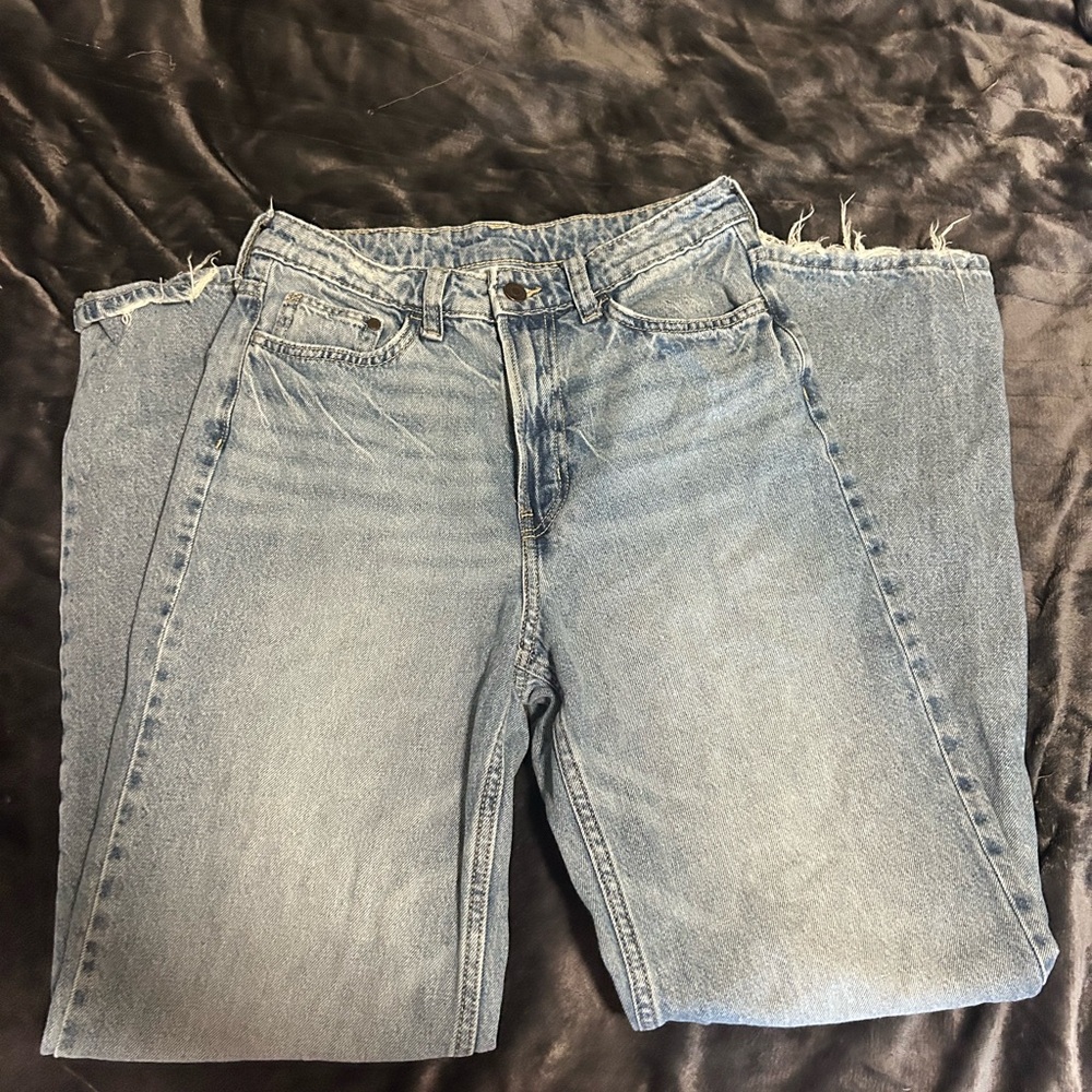 H&M Blue Two-Tone Denim Jeans